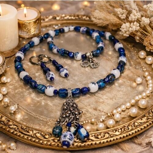 “Imperial Stone & Ceramic” jewelry set